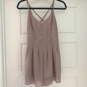 Strappy Pleated Romper